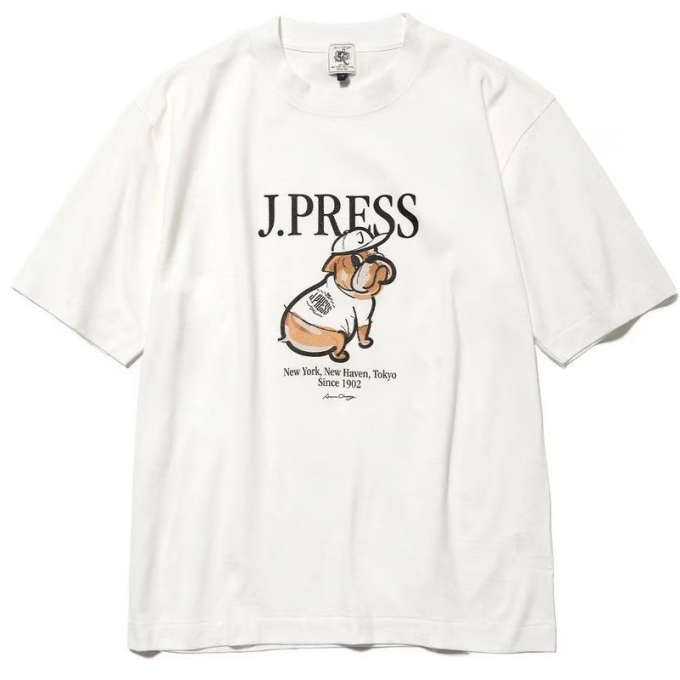 J.PRESS 【AaronChang】 グラフィック Tシャツ
