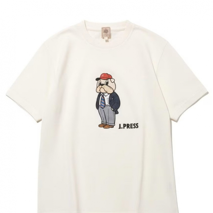 J.PRESS 【BULLDOG BOY】プリント Tシャツ