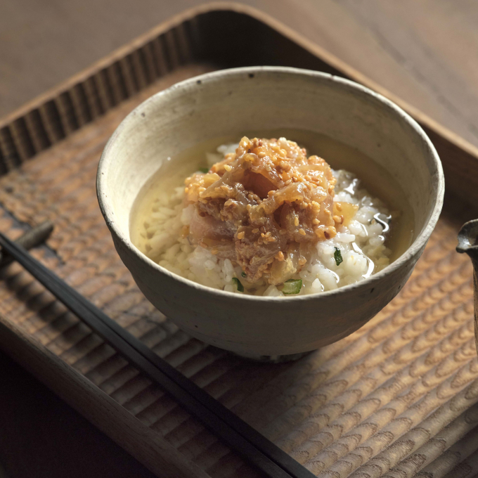 【暑い夏にひんやり】冷し鯛味噌茶漬け