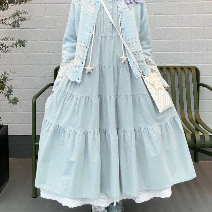 〜*星柄編み込みニットカーディガン*〜【電話注文可】