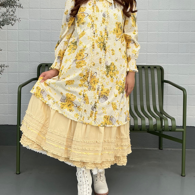 〜*なのはなプリントチュニックブラウス*〜【電話注文可】