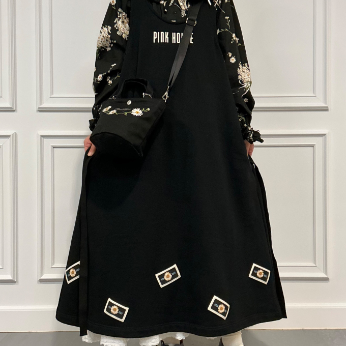 〜* マーガレットネームワッペン使いスウェットジャンパスカート*〜【電話注文可】