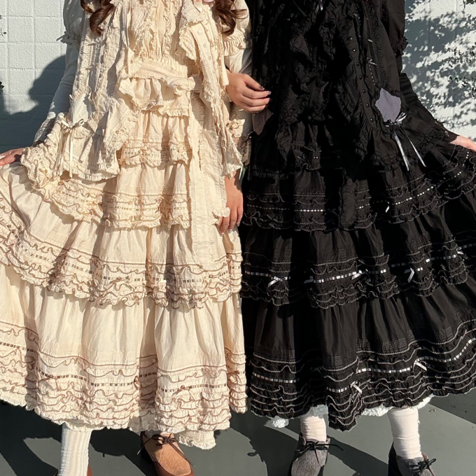 〜*ローン配色ワンピース *〜【電話注文可】