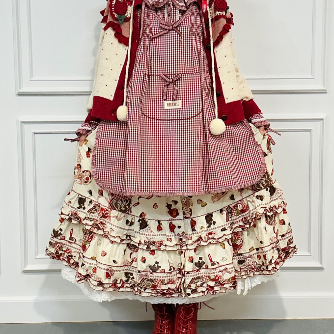 〜*ハートモチーフ使いヨークニットカーディガン*〜【電話注文可】