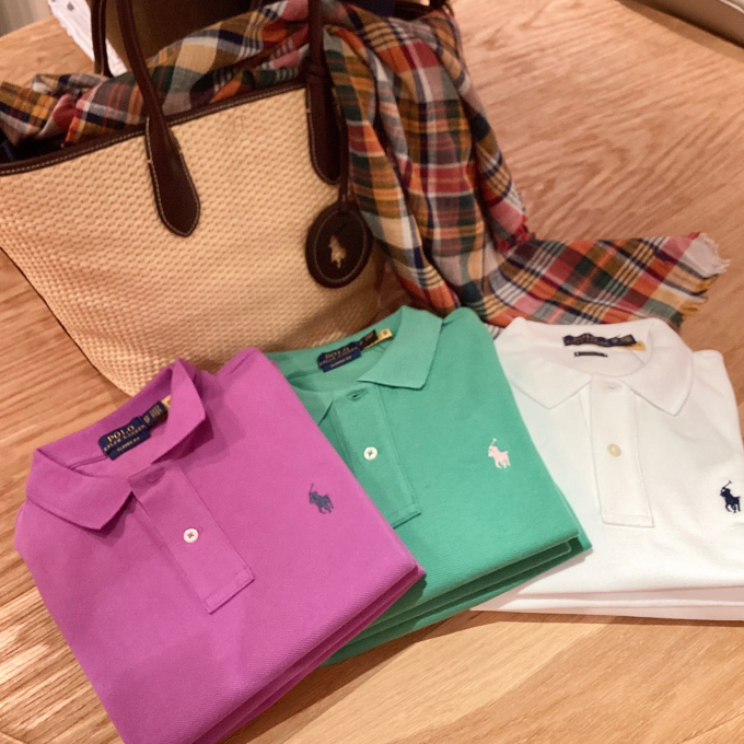 Colorful polo shirts 【電話注文可】