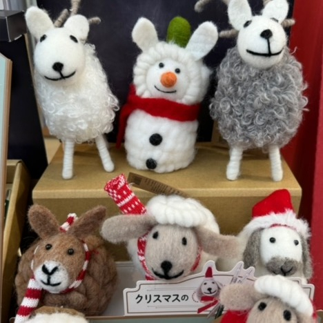 モコモコアニマルたちのご紹介🎄