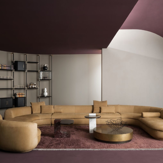 【baxter】曲線がつくる、くつろぎの風景〈PIAF〉