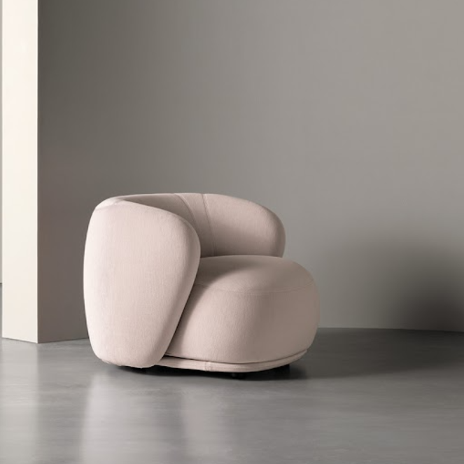 【MERIDIANI】有機的なフォルムが生み出す、上質なくつろぎ〈René-armchair〉