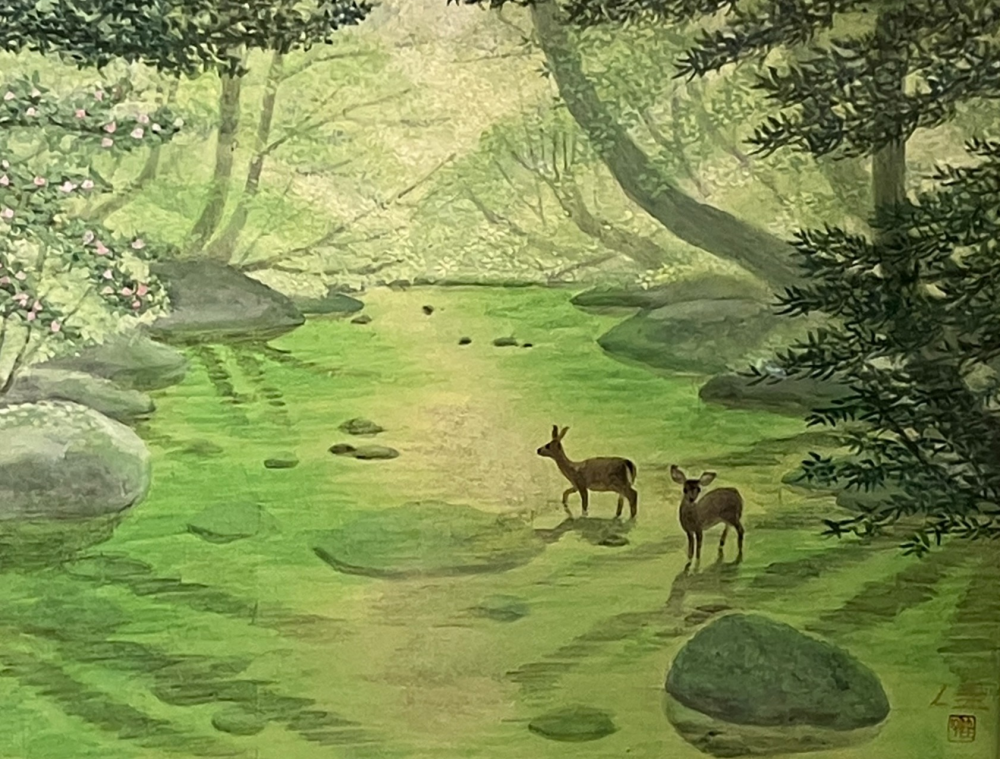 猪熊佳子 日本画展 -森に夢見てー