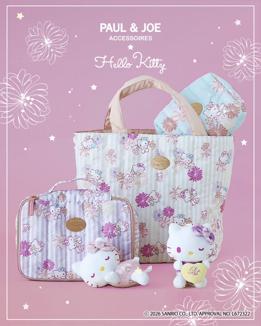 🎀ハローキティ × PAUL & JOE ACCESSOIRES🎀 心ときめくコラボレーションアイテムが登場✨【Love♥Zakka！】