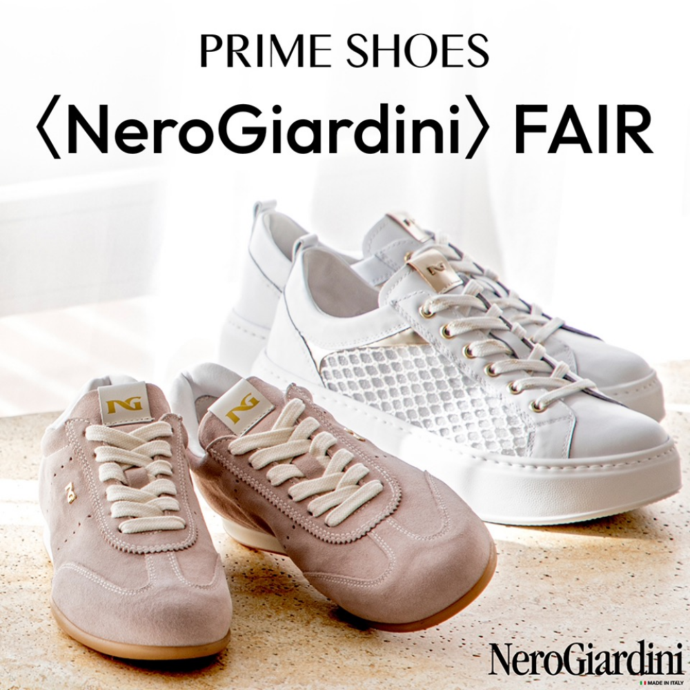 〈NeroGiardini〉FAIR｜春の新作スニーカー登場（大丸札幌店4階）