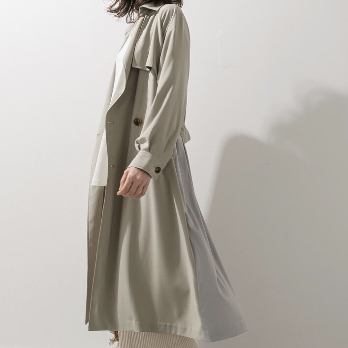 異素材使いのトレンチコート メイソングレイ 大丸札幌店公式 Shop Blog