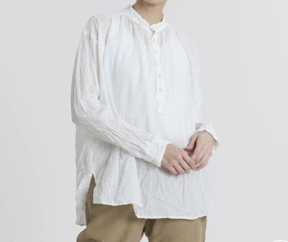 80/1キバタローンボリュームブラウス/WILLOW BOUGHSスカート