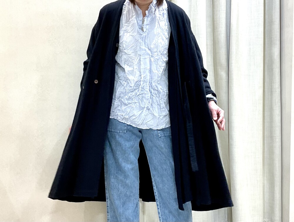 80/1LDブラウス&デニム