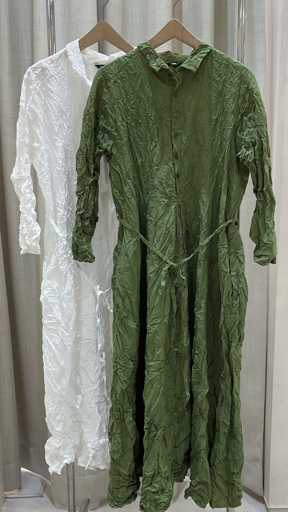 80/1LDワッシャーワンピース