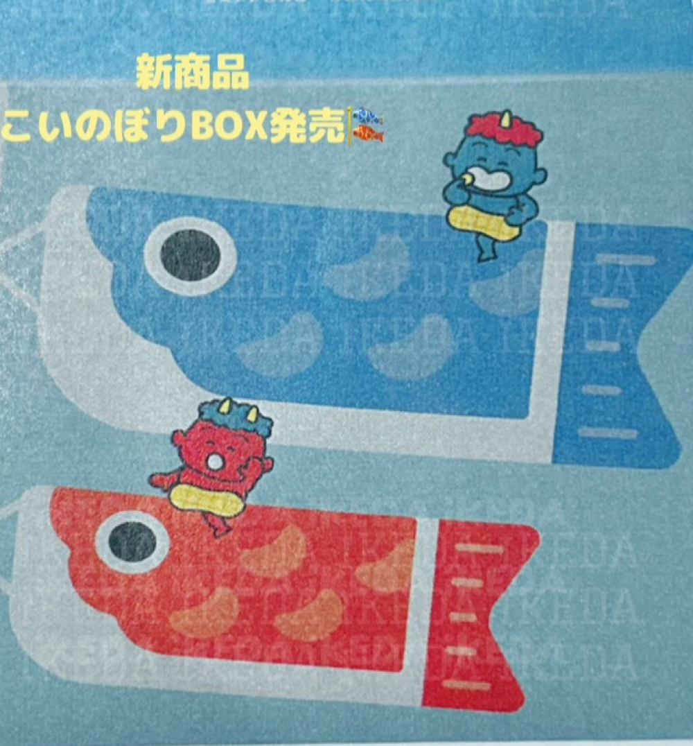 新商品こいのぼりBOX🎏iKEDA