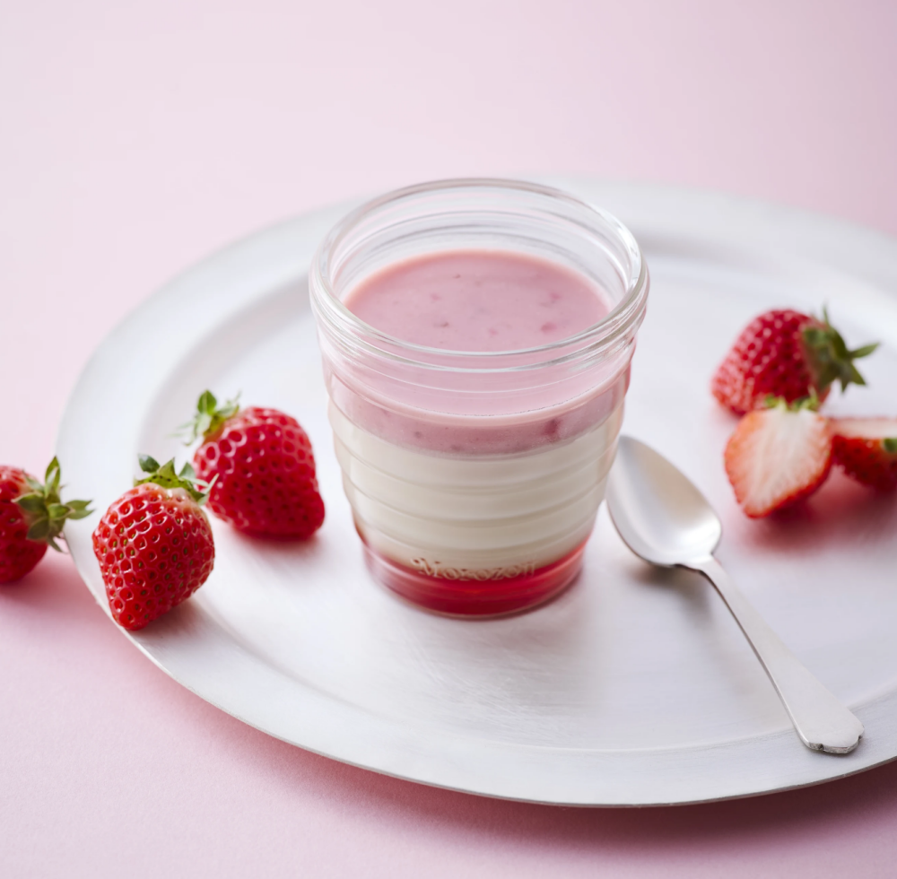 いちごとマスカルポーネのプリン🍓