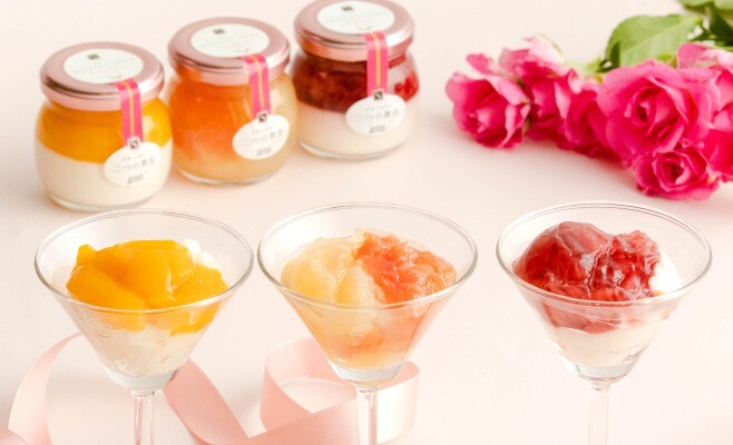 母の日のプレゼントに🌹チーズを使ったかわいい二層デザートのご紹介です！
