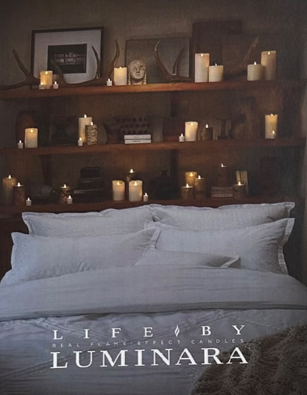 秋のインテリア〜キャンドル型LEDライト〜