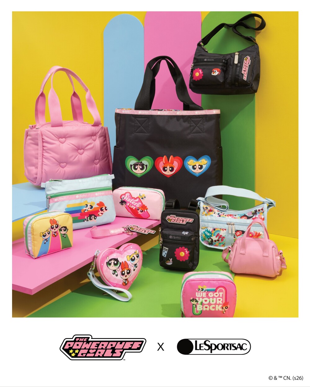 The Powerpuff Girls × LeSportsac