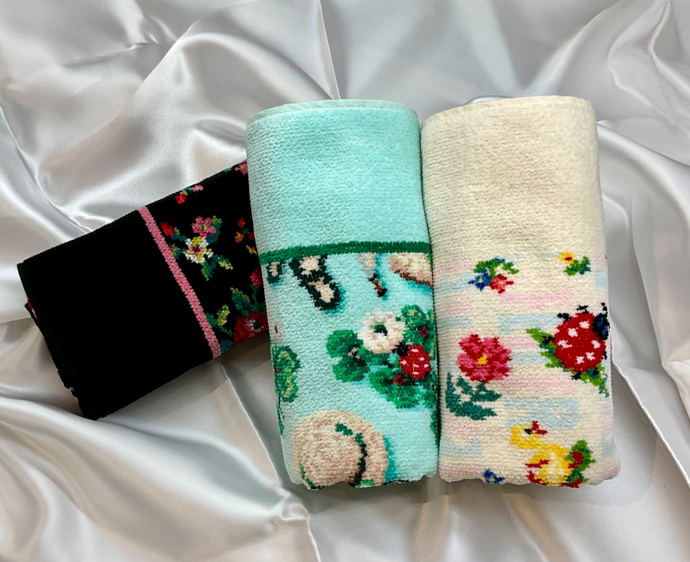 【フェイラー】洗面所やキッチンでのご使用、汗拭きや敷いたりかけたりご用途様々、ギフトにもおすすめの吸水性に優れたハンドタオル
