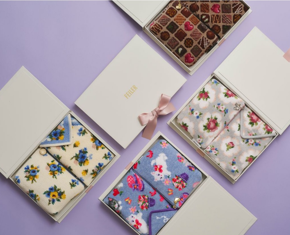 【フェイラー】ギフトコレクション🎁　ハンカチ&ポーチセット　母の日のギフト🎁におすすめ👍