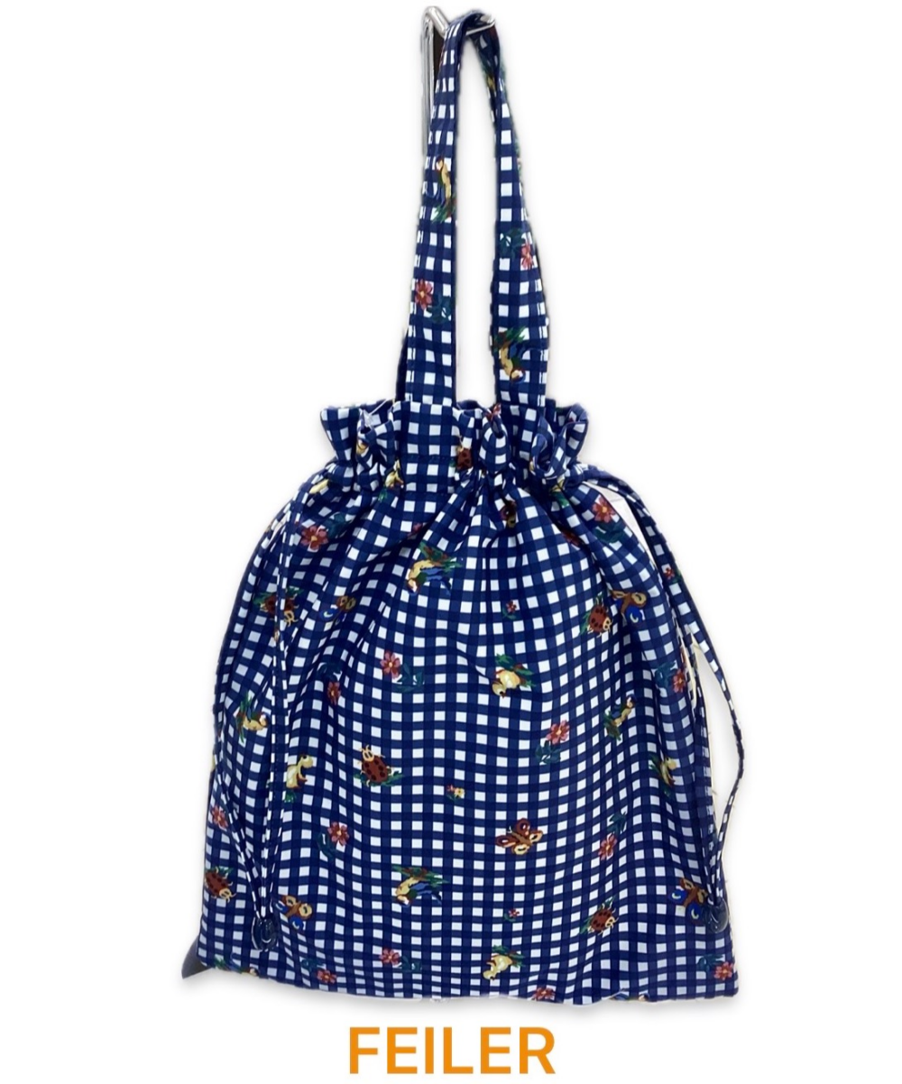 【フェイラー】折りたたんでコンパクトに持ち歩きも出来る便利な『ハイジ』手付き巾着