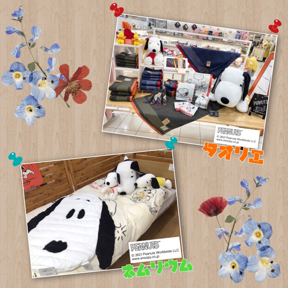 私の寝室 スヌーピー編 西川ネムリウム 大丸札幌店公式 Shop Blog