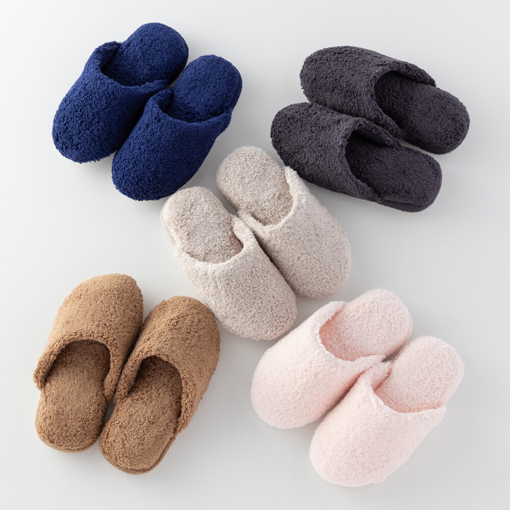 【2025秋冬季節限定色】ふんわりあったか！ごくふわスリッパ