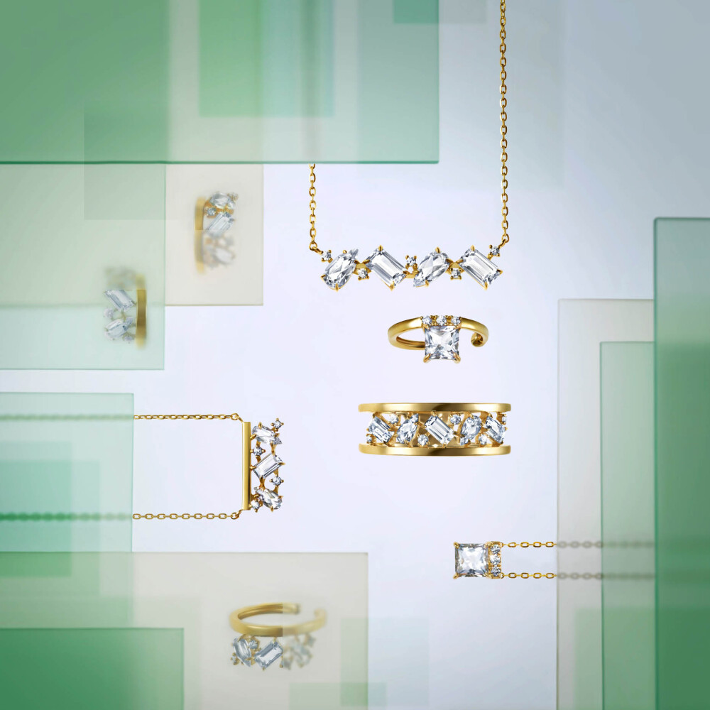 【新作】クォーツが主役☆透明感あふれるジュエリー