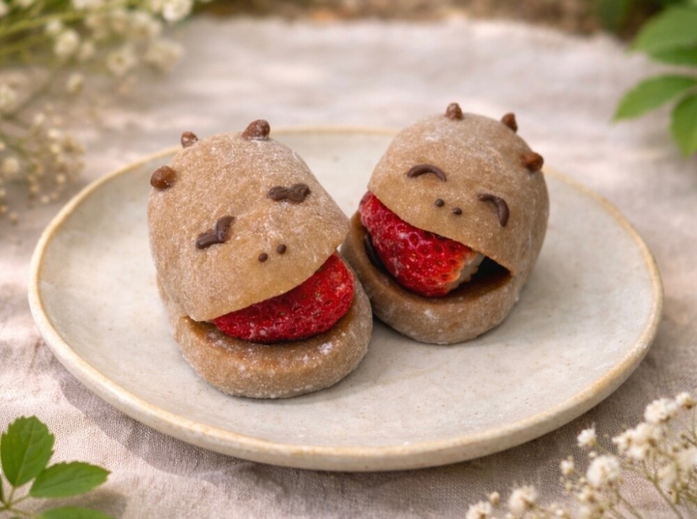 【数量限定】カバさんの苺大福🦛