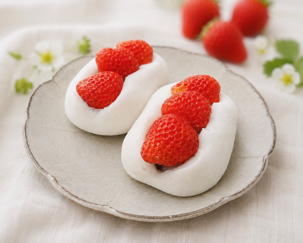 🍓なつみずき三珠大福🍓