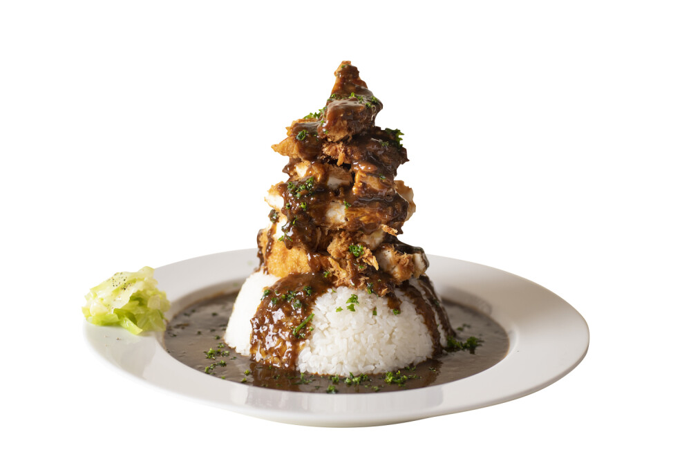 人気の  “ばえる”　マウンテン・カレーライス !　