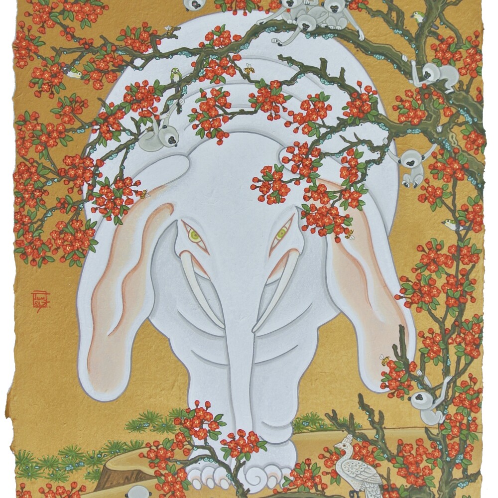 華やかな花鳥百獣たちの世界 佐藤 潤 絵画展 開催中です 美術画廊 大丸札幌店公式 Shop Blog