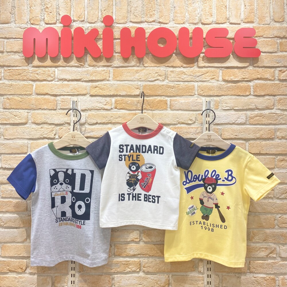 MIKI HOUSE DOUBLE B ミキハウスダブルビー ベビーTシャツ90 - トップス
