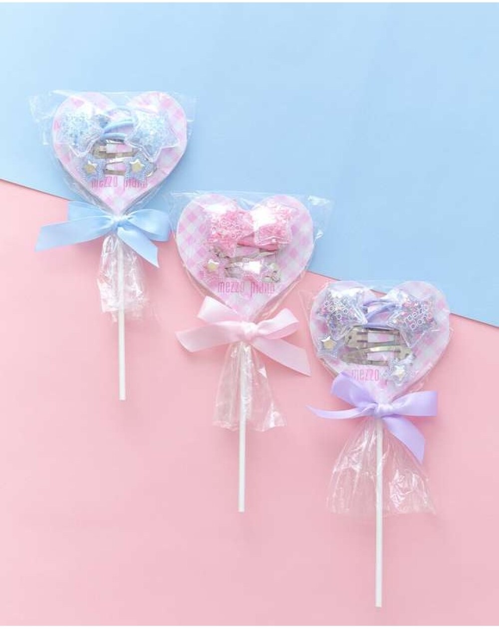 🍧🍨夏はアクセの小物もトッピング🍧🍨キャンディーラッピング星ヘアアクセサリー⭐