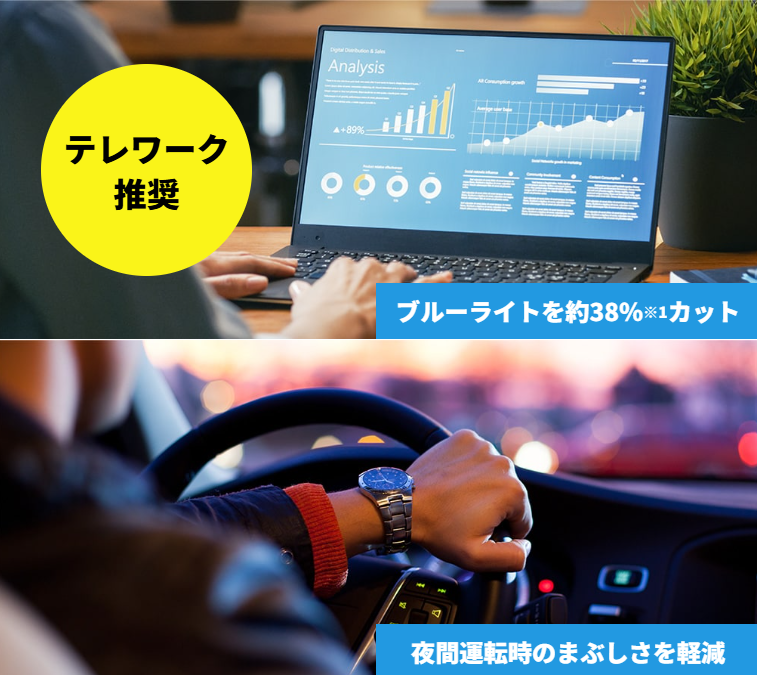 まぶしさから目を守る✨ハイコントラストレンズ（イエローライトカットレンズ）はご存じですか？😊