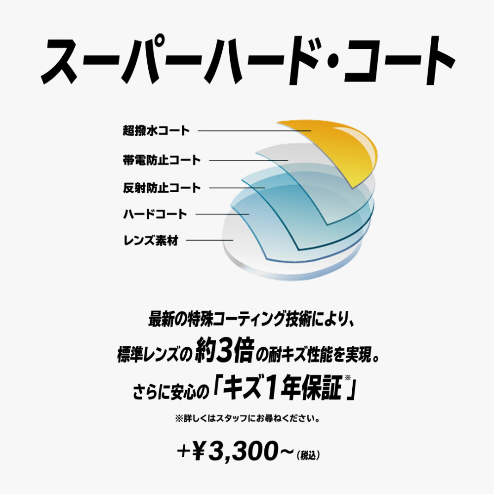 メガネがキズ・汚れなどに強くなる?メガネ愛用者全員におすすめの『スーパー・ハード・コート』