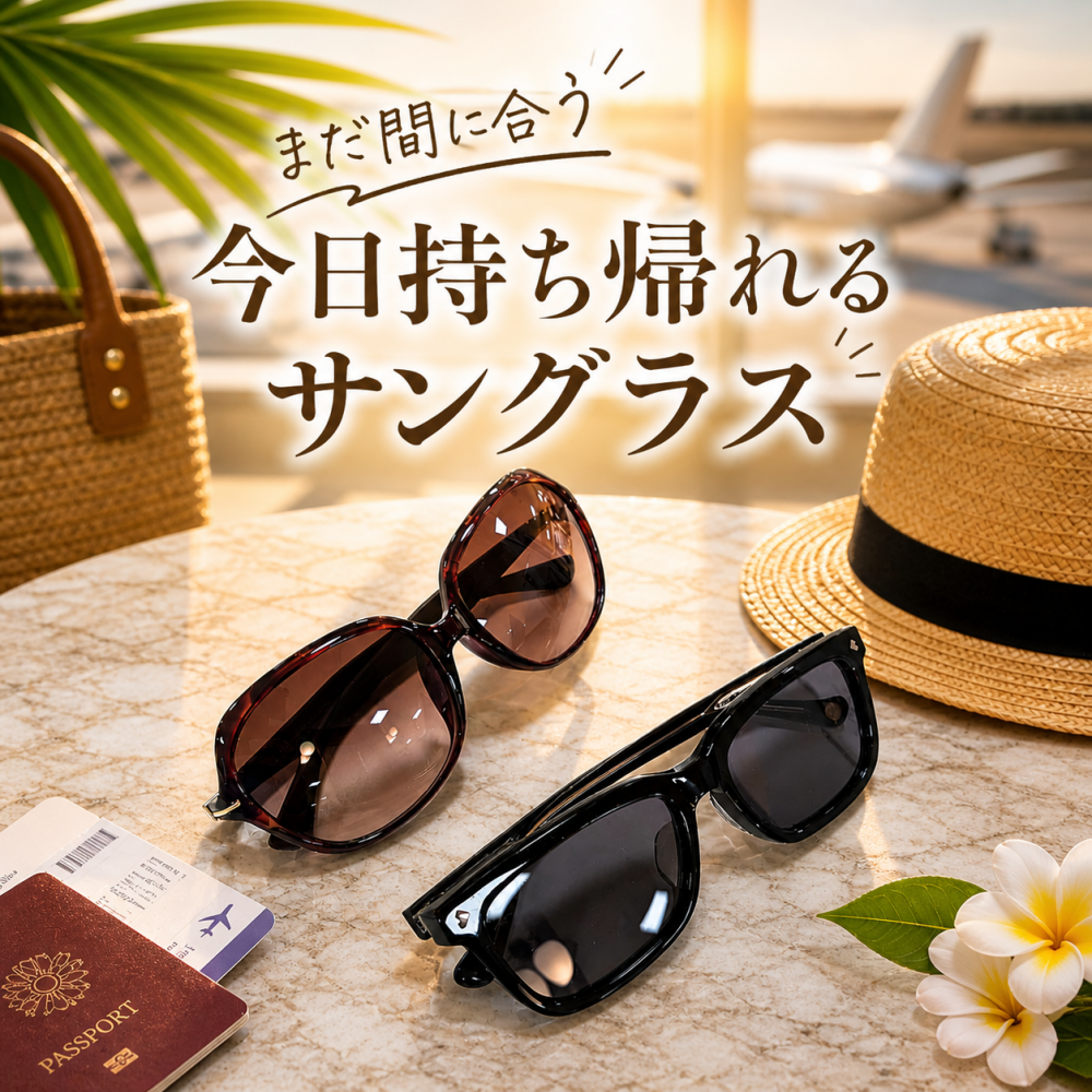 【お出かけに合わせて】サングラスのお買い忘れはありませんか？😎✨✨
