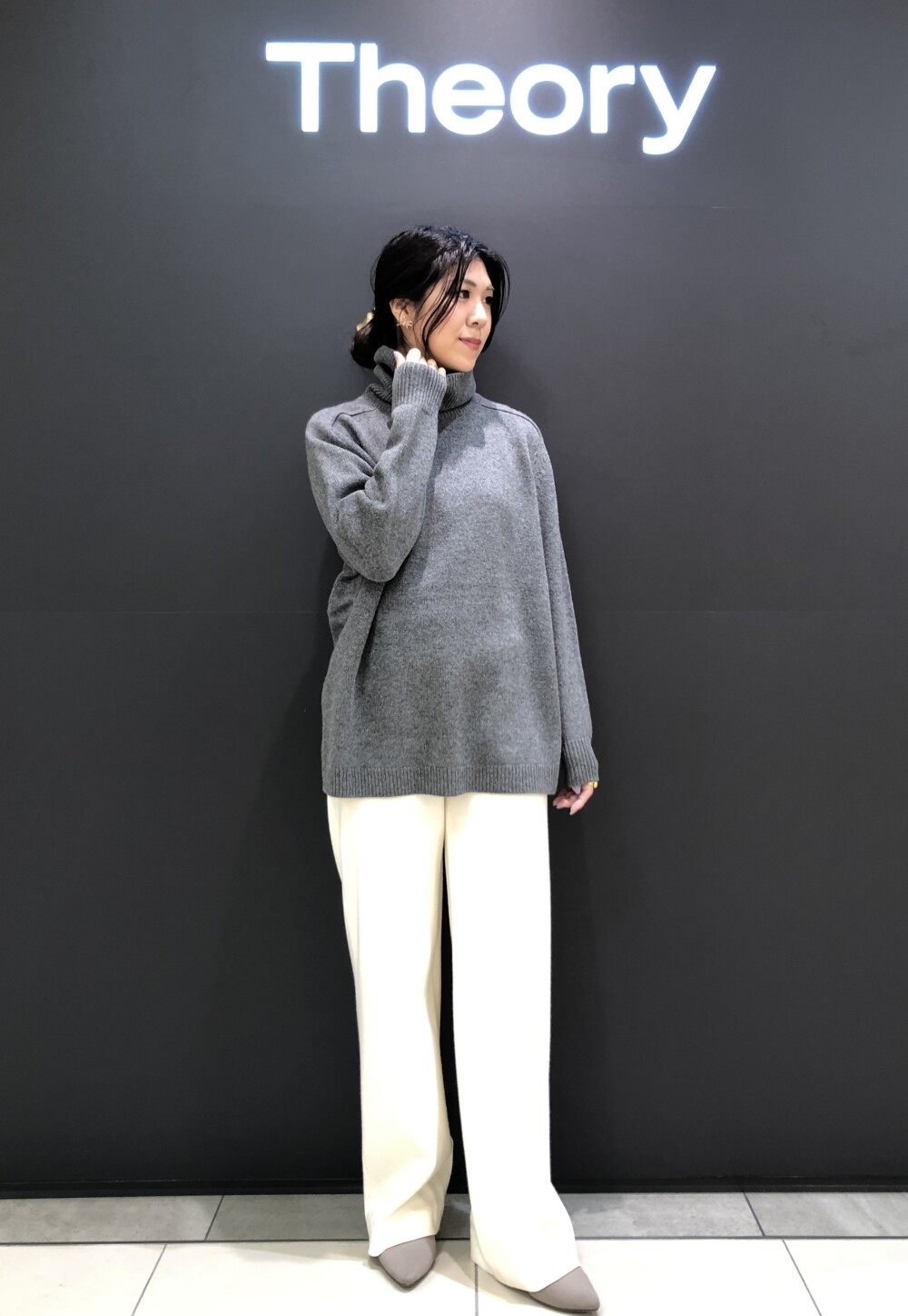 暖かカシミヤ100%ニット