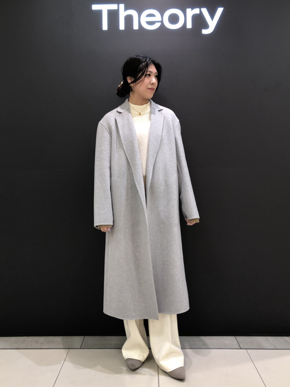 上品 セオリー | カシミア混リラクシーコート | BLOG SHOP 大丸札幌店公式 ジャケット・アウター