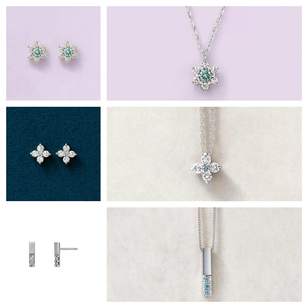 涼やかに美しく輝く✨アイスブルーダイヤモンド特集✨