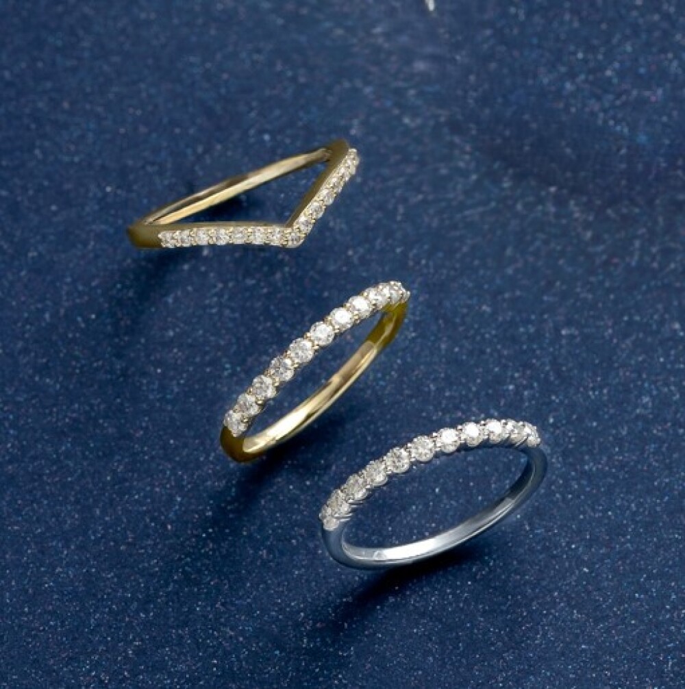 人気の【GINGA moissanite シリーズ】新作ピンキーリングのご紹介✨