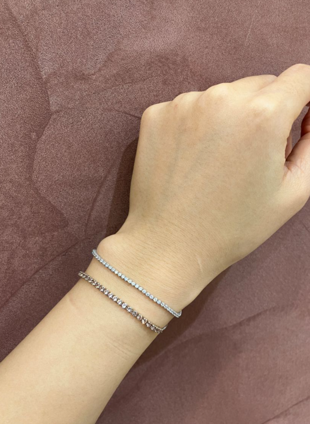 ラインストーンブレスレット
