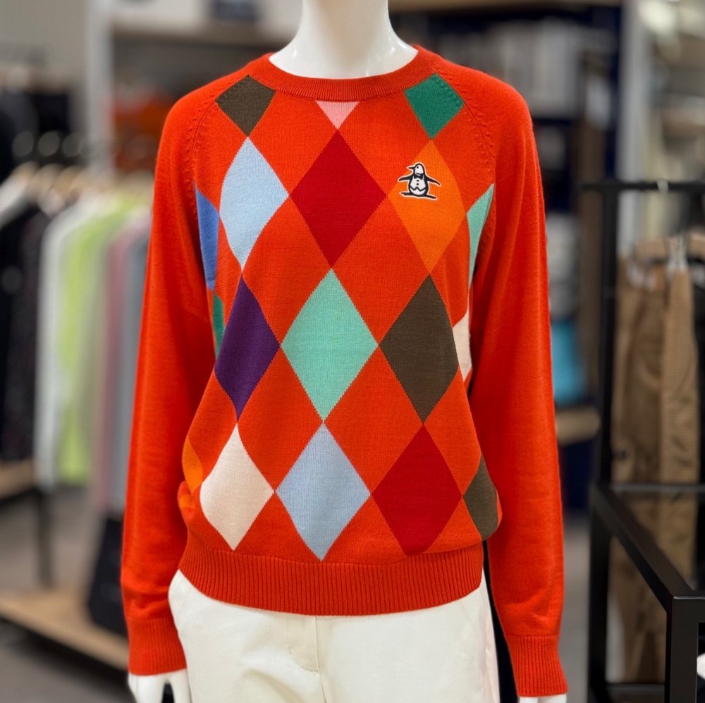 一枚できまるアーガイルニット🧶