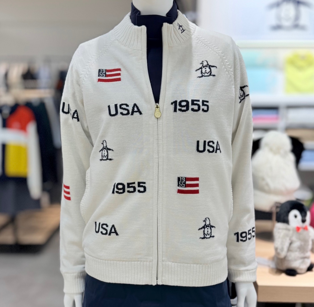 マンシングウェアのニットブルゾン🐧