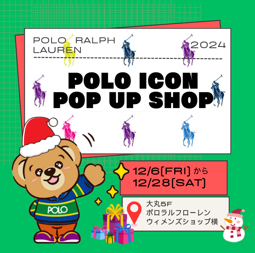 POLO ICON POP UP SHOP がOPEN‼️