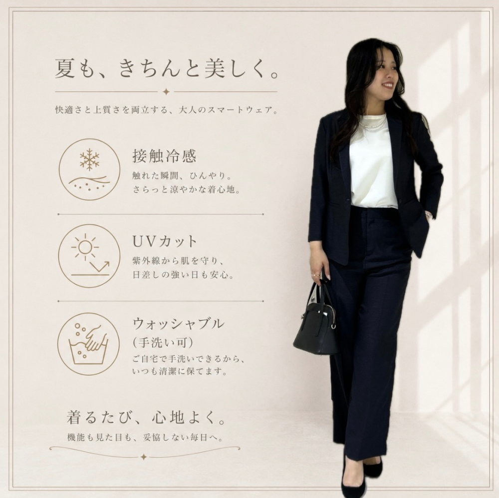 ~心地よく働く~ 【快適機能】スーツStyle