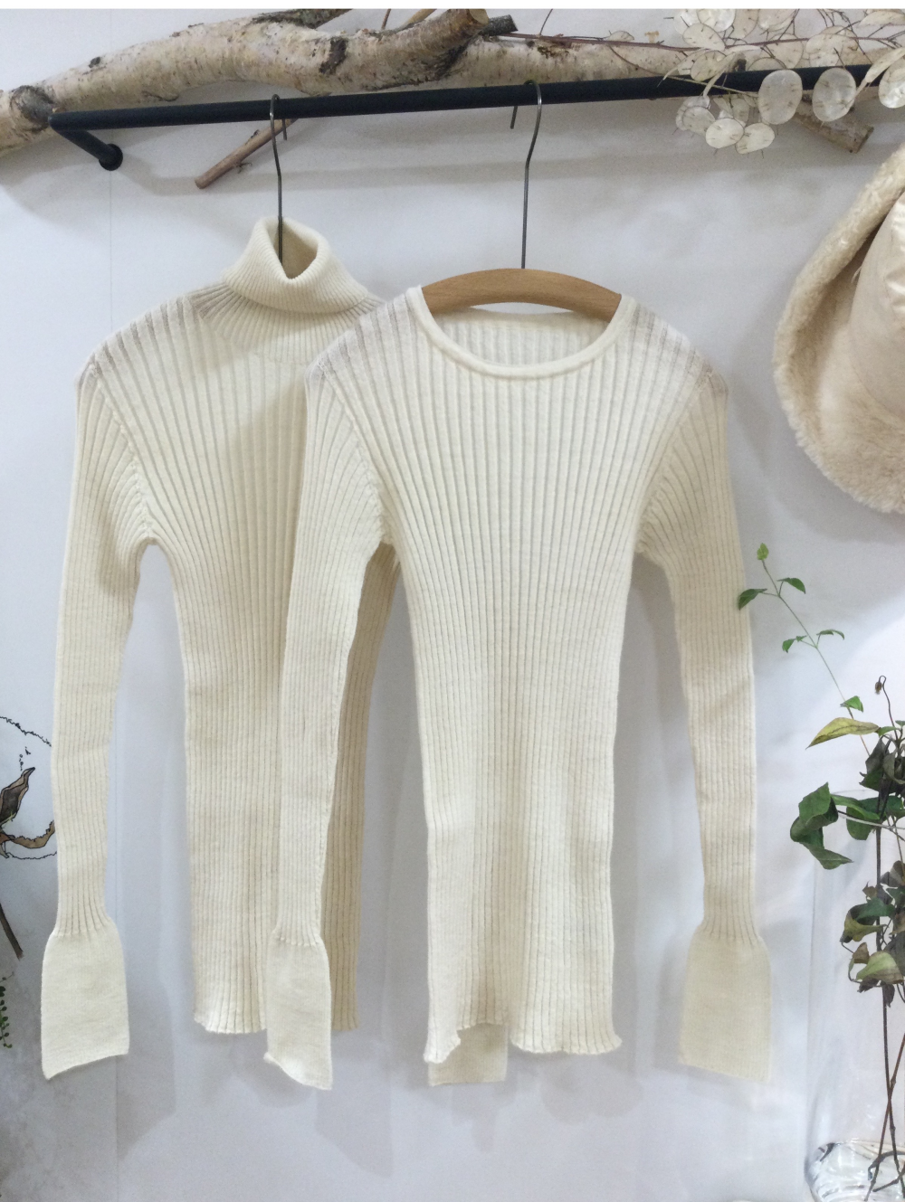 コットンのやわらかさとアルパカのあたたかさ