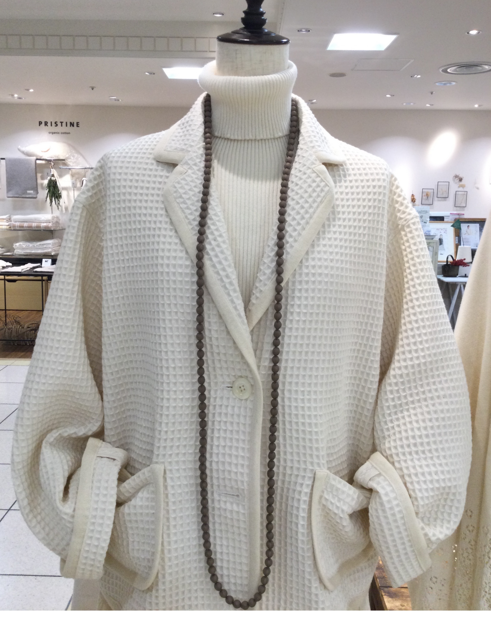 なめらかな肌触り「無縫製リブタートル」